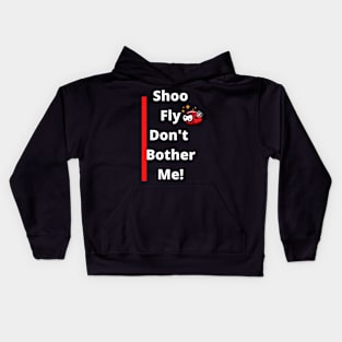 Fly At Vice Presidential Debate, The Fly Stole The Show, Look Who Flew In, Fly on The Head, White Lettering Kids Hoodie